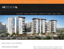 Tablet Screenshot of akdesign.com